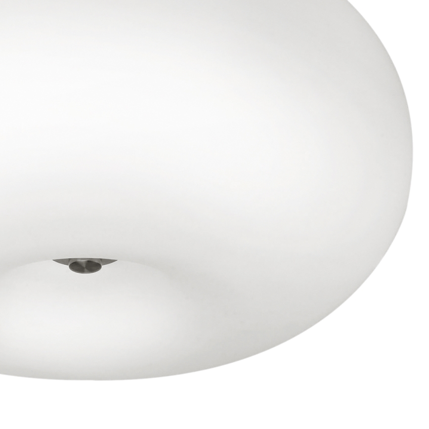 EGLO - Stropna svjetiljka OPTICA 2xE27/60W/230V opalno staklo pr. 35 cm