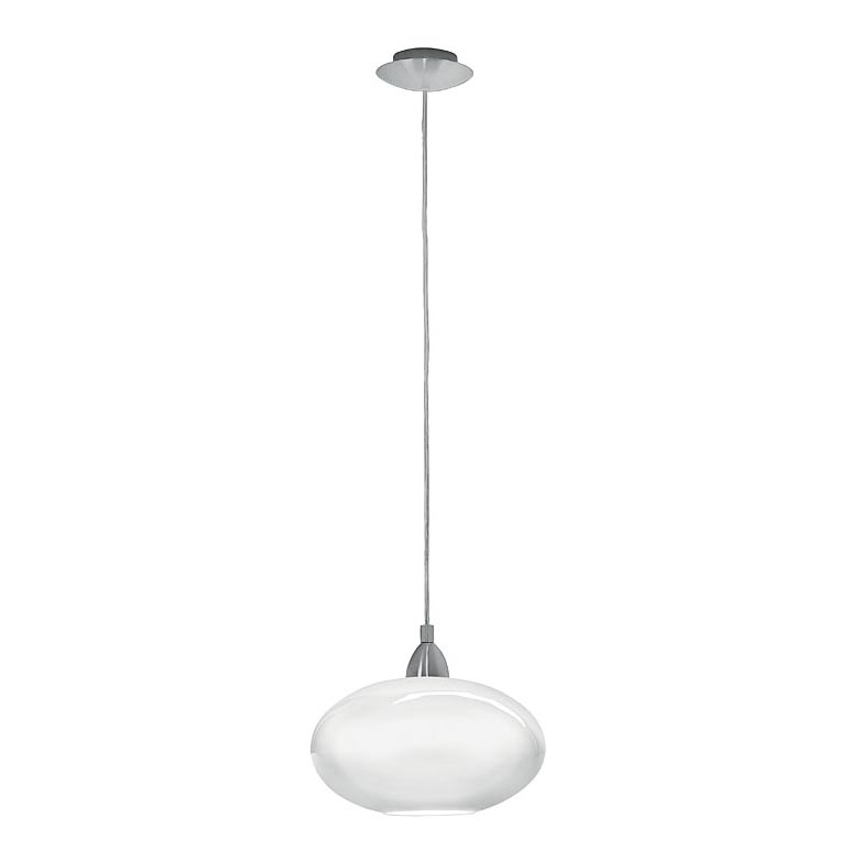 EGLO 87059 - Luster na užetu BRENDA 1xE27/60W opalno staklo