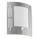 EGLO - Vanjska zidna senzorska svjetiljka 1xE27/15W/230V IP44