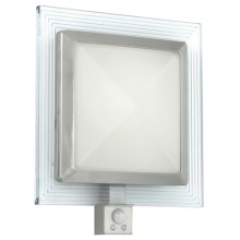 EGLO 88163 - Vanjska zidna svjetiljka sa senzorom PALI 1xE27/15W + 1xLED/1,28W