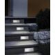 EGLO 88576 - Vanjska zidna svjetiljka ZIMBA 1xE27/60W srebrna/bijela IP44