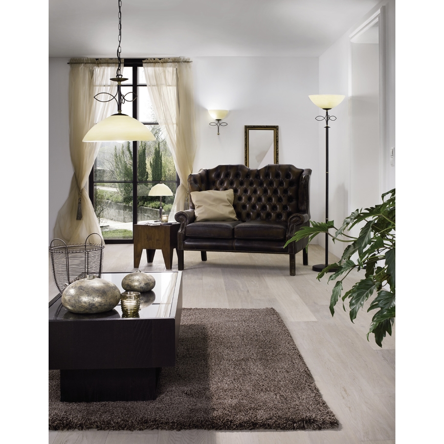 EGLO 89135 - Zidna svjetiljka BELUGA 1xE27/60W antikno smeđa