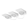 Eglo 89608 - Komplet 3x reflektora KOB 3xGX53/7W/230V