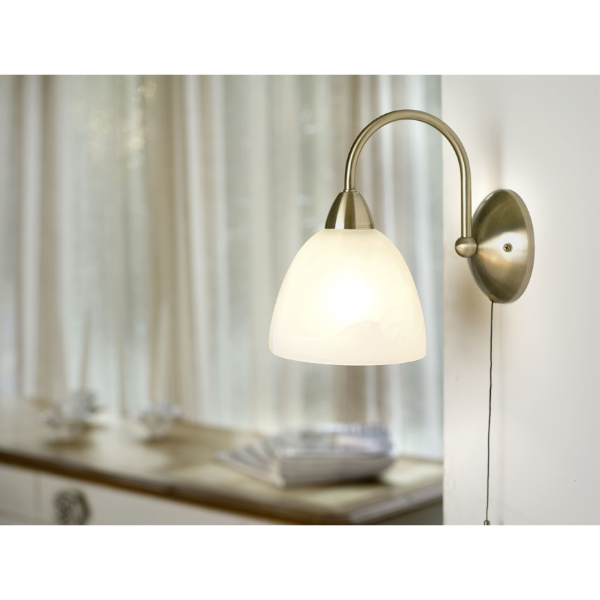 Eglo 89895 - Zidna svjetiljka s prekidačem DIONIS E14/40W/230V