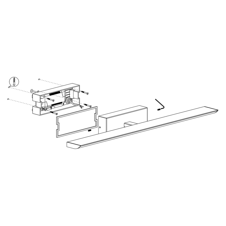 Eglo - LED RGBW prigušivo za kupaonsko ogledalo 21,5W/230V IP44 ZigBee