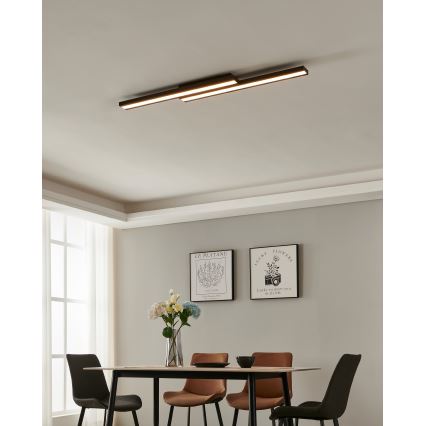 Eglo - LED RGBW Prigušiva stropna svjetiljka LED/20,4W/230V ZigBee