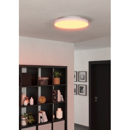 Eglo - LED RGBW Prigušiva stropna svjetiljka LED/22,4W/230V ZigBee