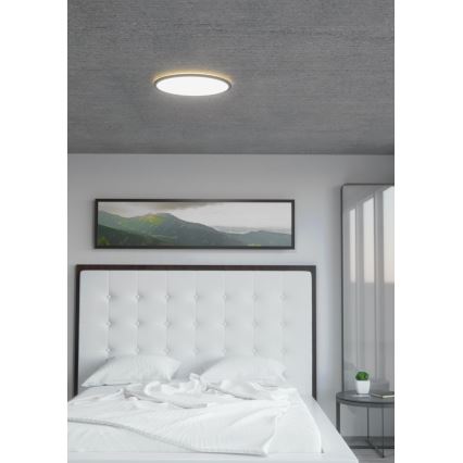 Eglo - LED RGBW Prigušiva stropna svjetiljka LED/16,5W/230V crna ZigBee