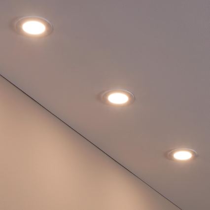 Eglo - SET 3xLED Prigušiva ugradbena svjetiljka FUEVA-Z  LED/2,8W/230V IP44