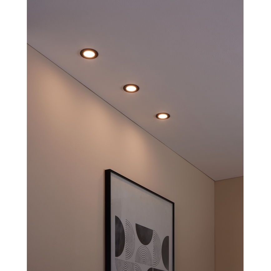 Eglo - ET 3x LED Prigušiva svjetiljka za kupaonicu FUEVA-Z  LED/2,8W/230V IP44
