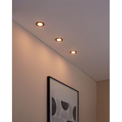 Eglo - ET 3x LED Prigušiva svjetiljka za kupaonicu FUEVA-Z  LED/2,8W/230V IP44