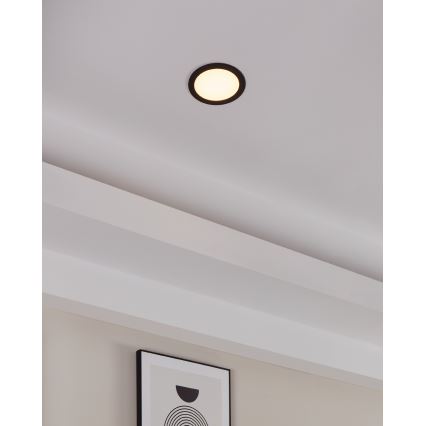 Eglo - LED prigušivo ugradno stropno svjetlo za kupaonicu LED/10,5W/230V 2700-6500K IP44 ZigBee prom. 16,5 cm