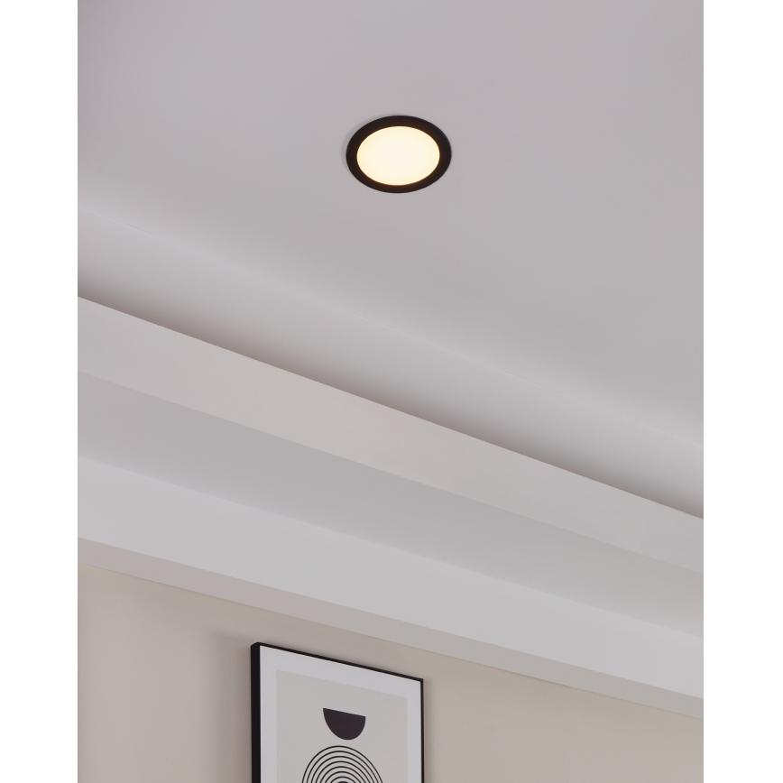 Eglo - LED prigušivo ugradno stropno svjetlo za kupaonicu LED/10,5W/230V 2700-6500K IP44 ZigBee prom. 16,5 cm