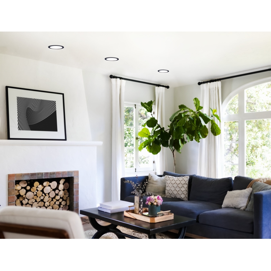 Eglo - LED prigušivo ugradno stropno svjetlo za kupaonicu LED/10,5W/230V 2700-6500K IP44 ZigBee prom. 16,5 cm