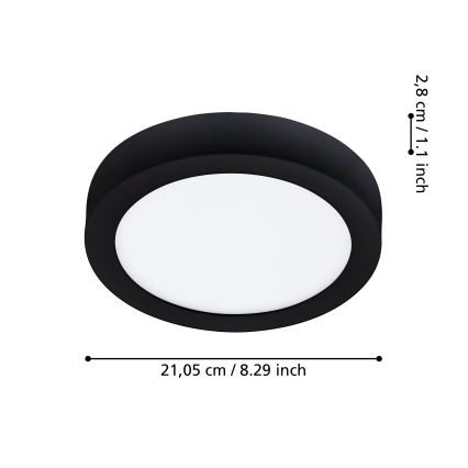 Eglo - LED Prigušiva svjetiljka za kupaonicu LED/16,5W/230V IP44 ZigBee