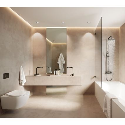 Eglo - LED ugradno stropno svjetlo za kupaonicu s mogućnošću prigušivanja LED/5,4W/230V IP44 ZigBee Ø 12 cm