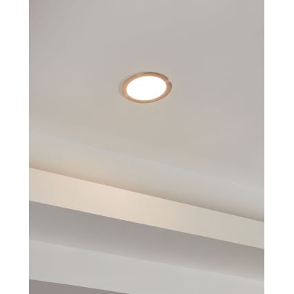 Eglo - LED ugradna stropna svjetiljka za kupaonicu, s mogućnošću prigušivanja LED/10,5W/230V IP44 ZigBee Ø 16,5 cm