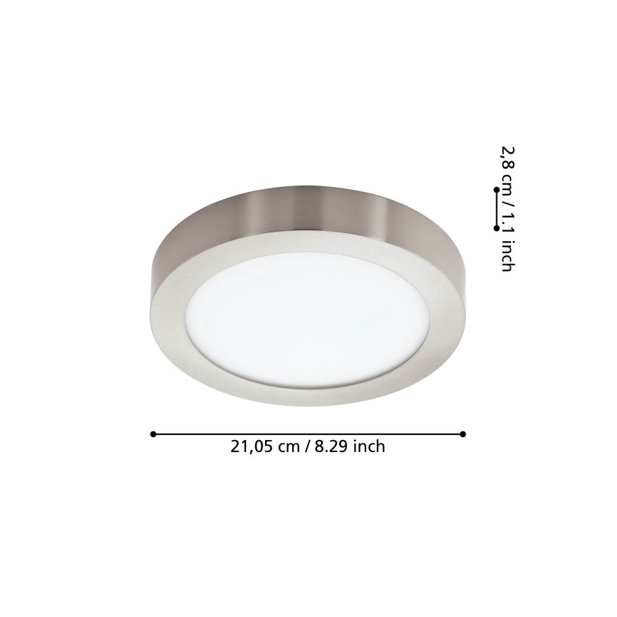 Eglo - LED Prigušiva stropna svjetiljka za kupaonicu LED/16,5W/230V IP44 ZigBee