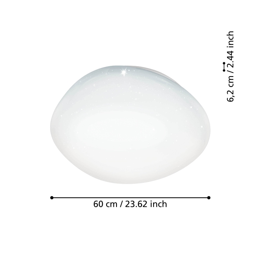 Eglo - LED RGBW stropna svjetiljka s prigušivanjem LED/33W/230V Ø 60 cm