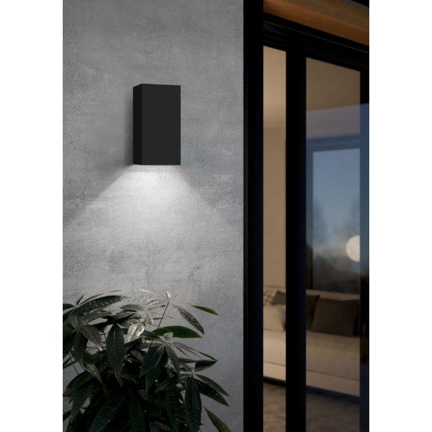 Eglo - LED RGB Prigušiva vanjska zidna svjetiljka 2xGU10/5W/230V IP55 2700-6500K