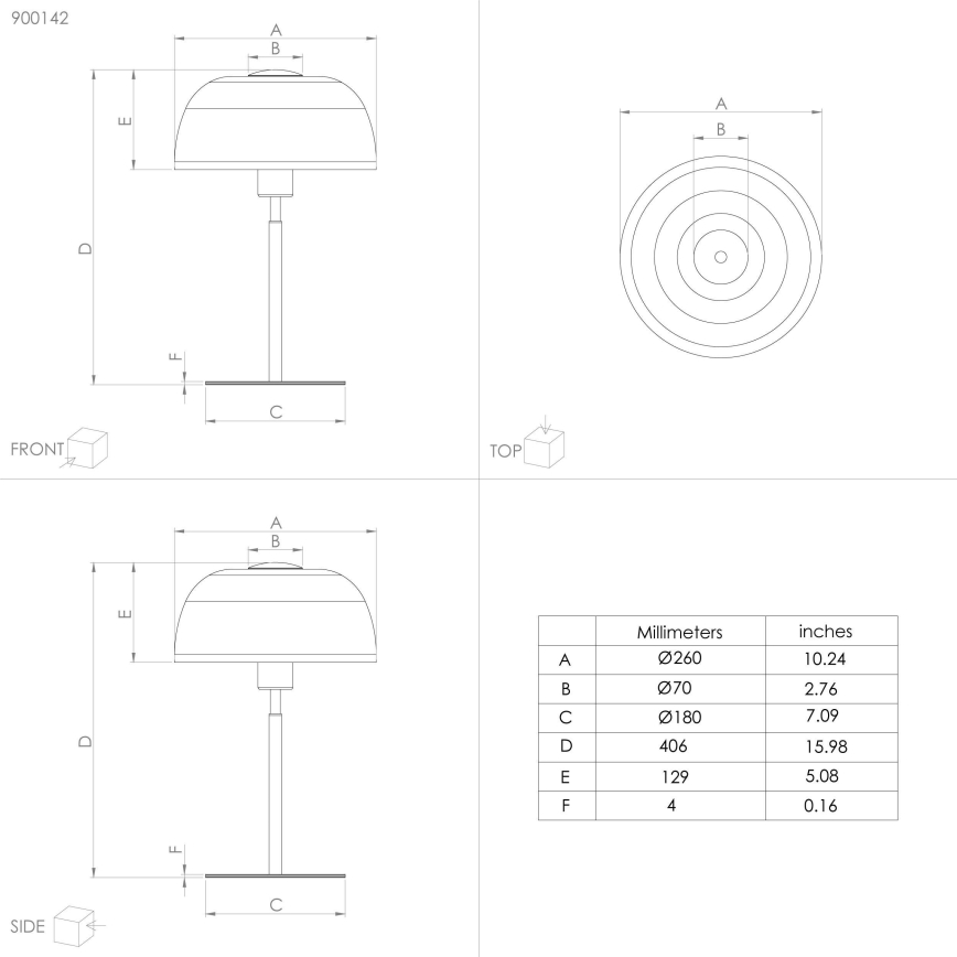 Eglo - Stolna lampa 1xE27/40W/230V crna/bijela