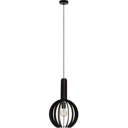 Eglo - Luster na sajli 1xE27/40W/230V pr. 31 cm crna