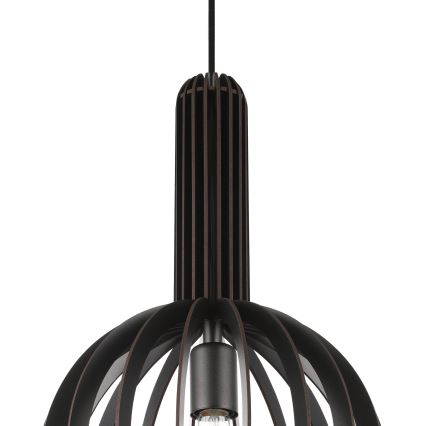 Eglo - Luster na sajli 1xE27/40W/230V pr. 31 cm crna