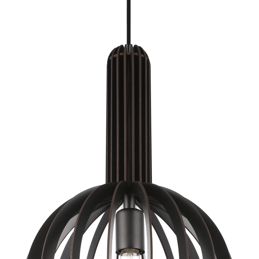 Eglo - Luster na sajli 1xE27/40W/230V pr. 31 cm crna