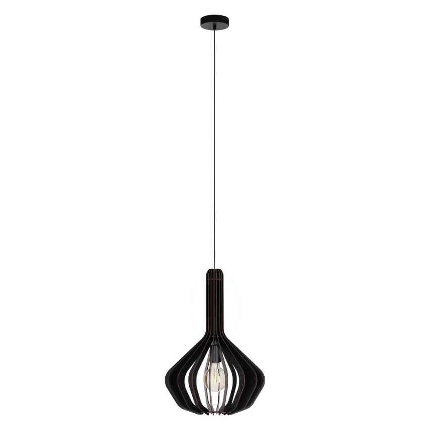 Eglo - Luster na sajli 1xE27/40W/230V pr. 38 cm crna
