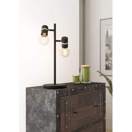 Eglo - Stolna lampa 2xE27/10W/230V