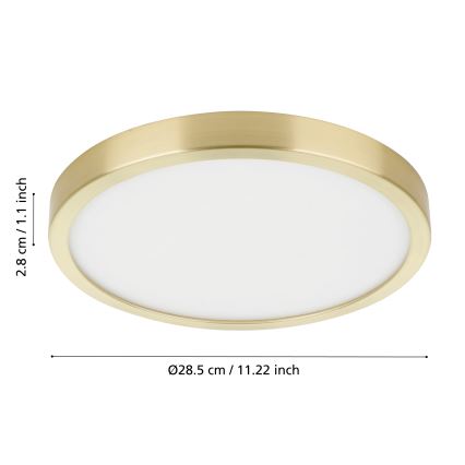 Eglo - LED stropna svjetiljka LED/20,5W/230V Ø 28,5 cm Ø 28,5 cm