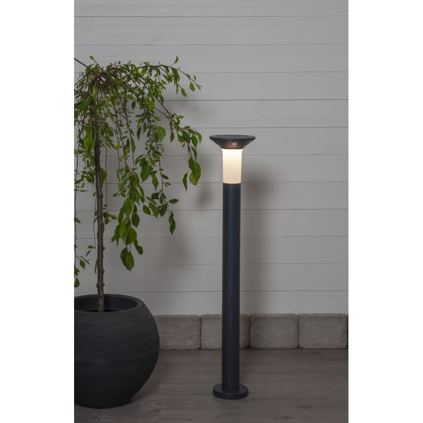 Eglo - LED Vanjska solarna lampa sa senzorom 6xLED/0,03W/3,7V 1500 mAh IP44