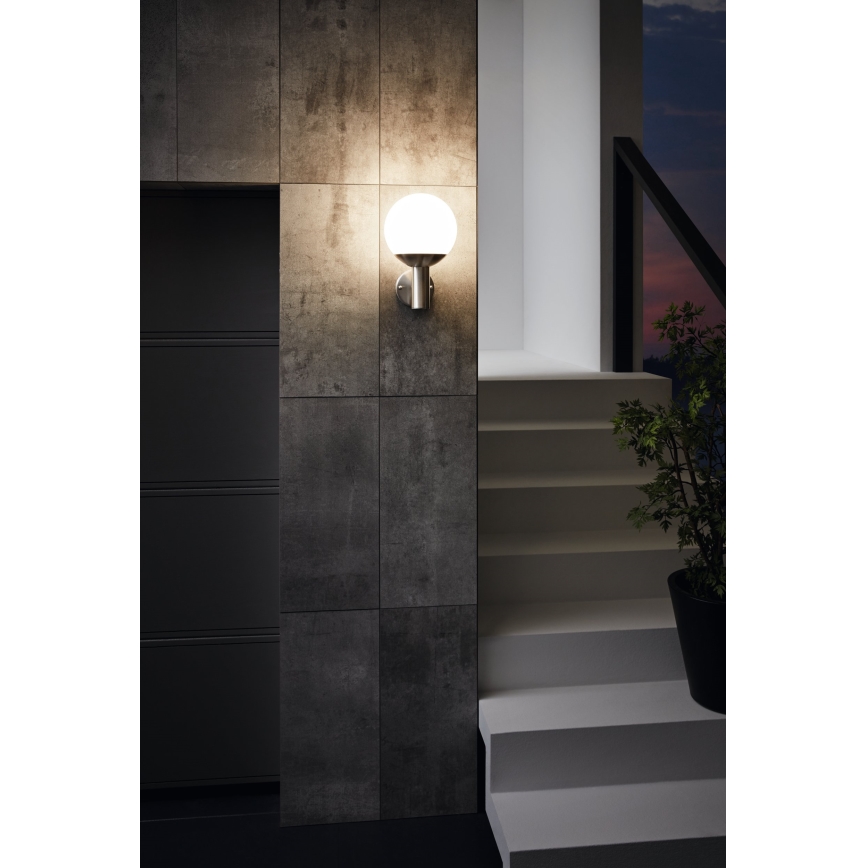 Eglo - LED RGB vanjsko zidno svjetlo s prigušivanjem E27/9W/230V 2700-6500K IP44