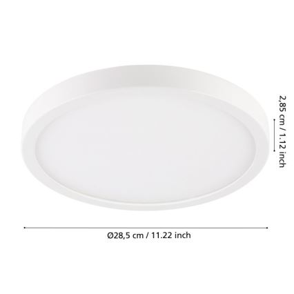 Eglo - LED Stropna svjetiljka za kupaonicu LED/20,5W/230V IP44 bijela