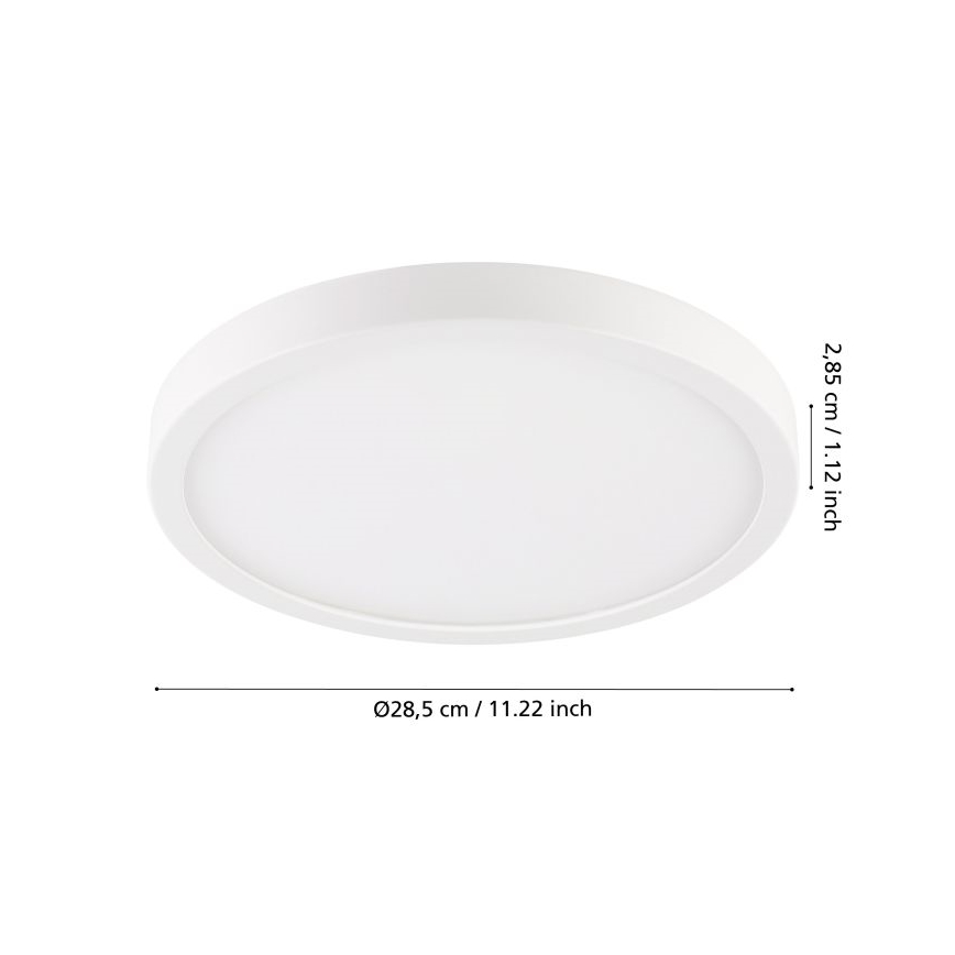 Eglo - LED Stropna svjetiljka za kupaonicu LED/20,5W/230V IP44 bijela