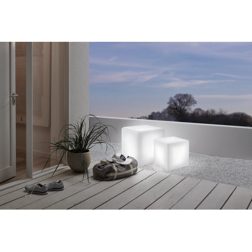Eglo - Vanjska podna lampa 1xE27/15W/230V 40x40 cm IP65