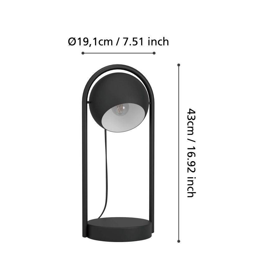 Eglo - Stolna lampa 1xE14/40W/230V