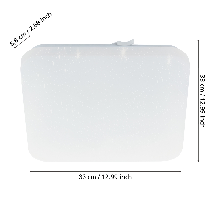 Eglo - LED Stropna svjetiljka za kupaonicu LED/14,6W/230V IP44