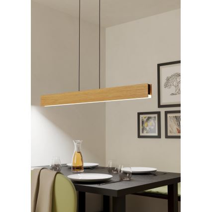 Eglo - LED RGBW prigušivački luster na užetu LED/35W/230V 2700-6500K