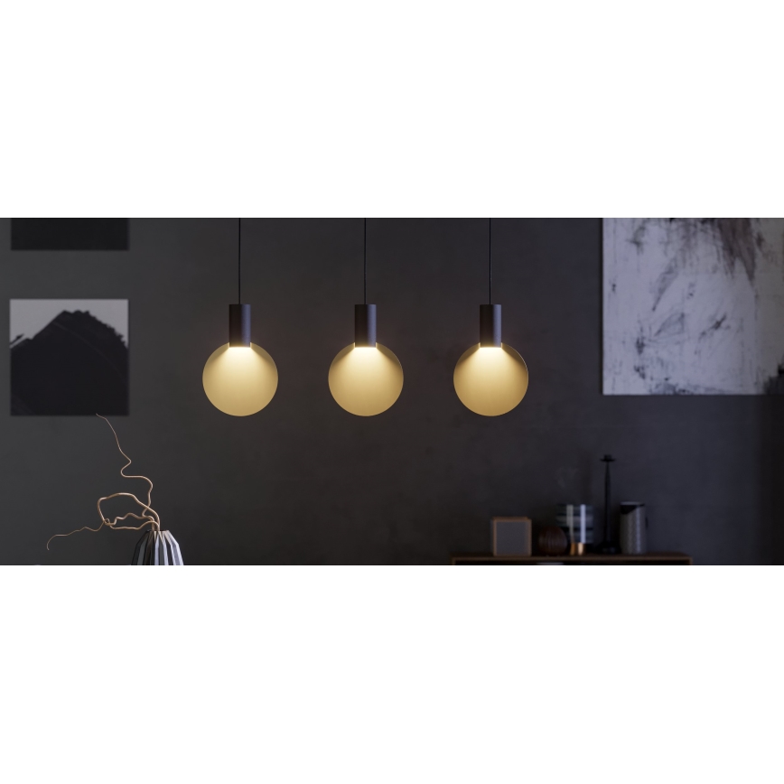 Eglo - LED Luster na sajli 3xGU10/4,5W/230V 3000K