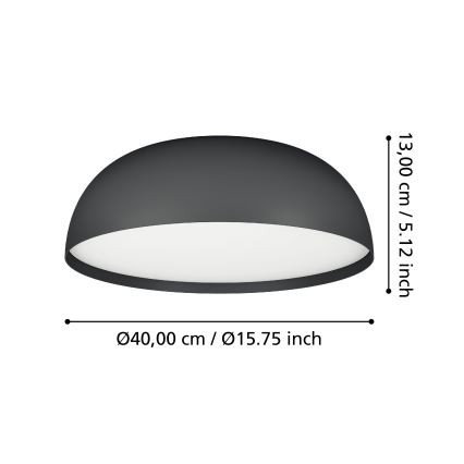 Eglo - LED RGBW Prigušiva stropna svjetiljka 3xLED/7,5W/230V 2700-6500K pr. 40 cm