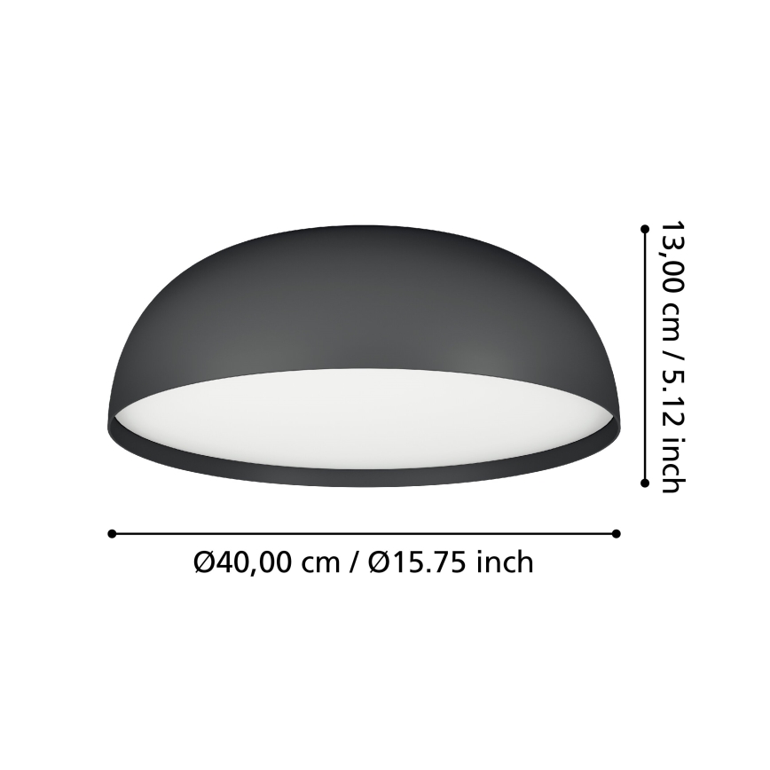 Eglo - LED RGBW Prigušiva stropna svjetiljka 3xLED/7,5W/230V 2700-6500K pr. 40 cm