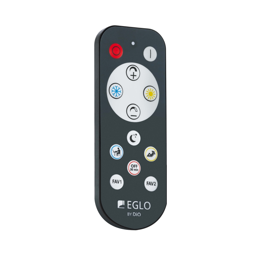 Eglo - LED Prigušiva stropna svjetiljka LED/15W/230V zlatna + daljinski upravljač