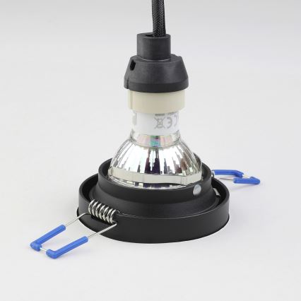 Eglo - Ugradbena svjetiljka 1xGU10/35W/230V antracit