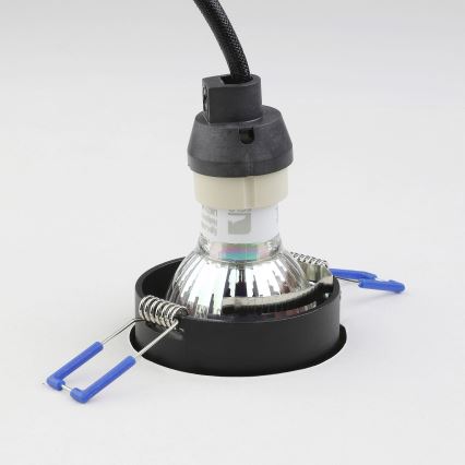 Eglo - Ugradbena svjetiljka 1xGU10/35W/230V crna