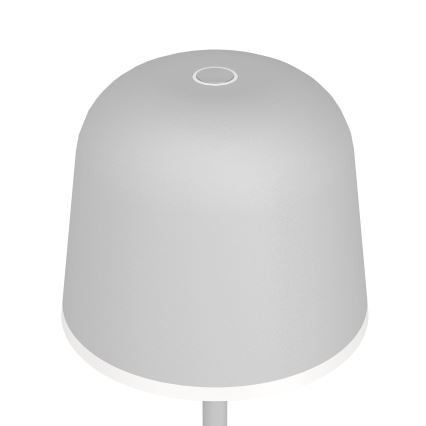 Eglo - LED Prigušiva vanjska punjiva lampa LED/2,2W/5V 1800 mAh siva IP54