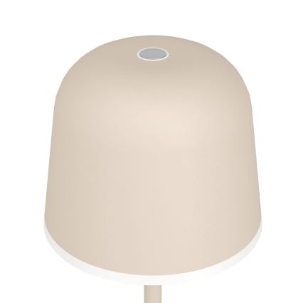 Eglo - LED Prigušiva vanjska punjiva lampa LED/2,2W/5V 1800mAh bež IP54