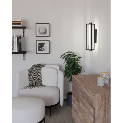 Eglo - LED Prigušiva zidna svjetiljka LED/15,5W/230V + daljinski upravljač
