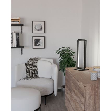 Eglo - LED Prigušiva stolna lampa LED/15,5W/230V + daljinski upravljač