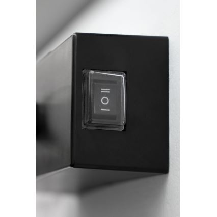 Eglo - LED Rasvjeta za ogledalo u kupaonici LED/5W/230V IP44 crna